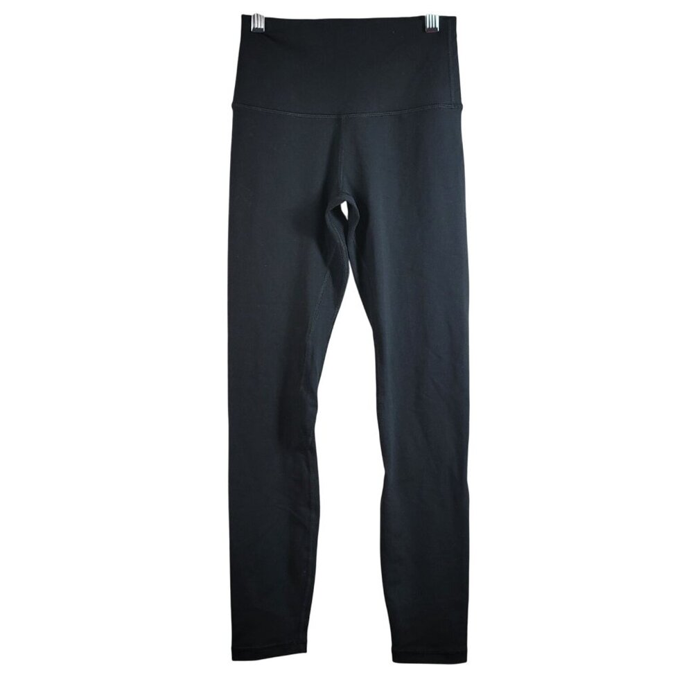 J80 Fit Fitness Women Leggings Black Size 4 Mid Rise Stretch Athletic Athleisure